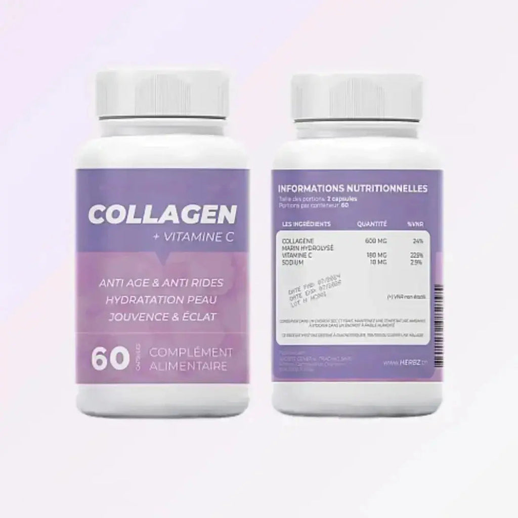 Pack 4x collagène marin hydrolysé vitamine C - détail