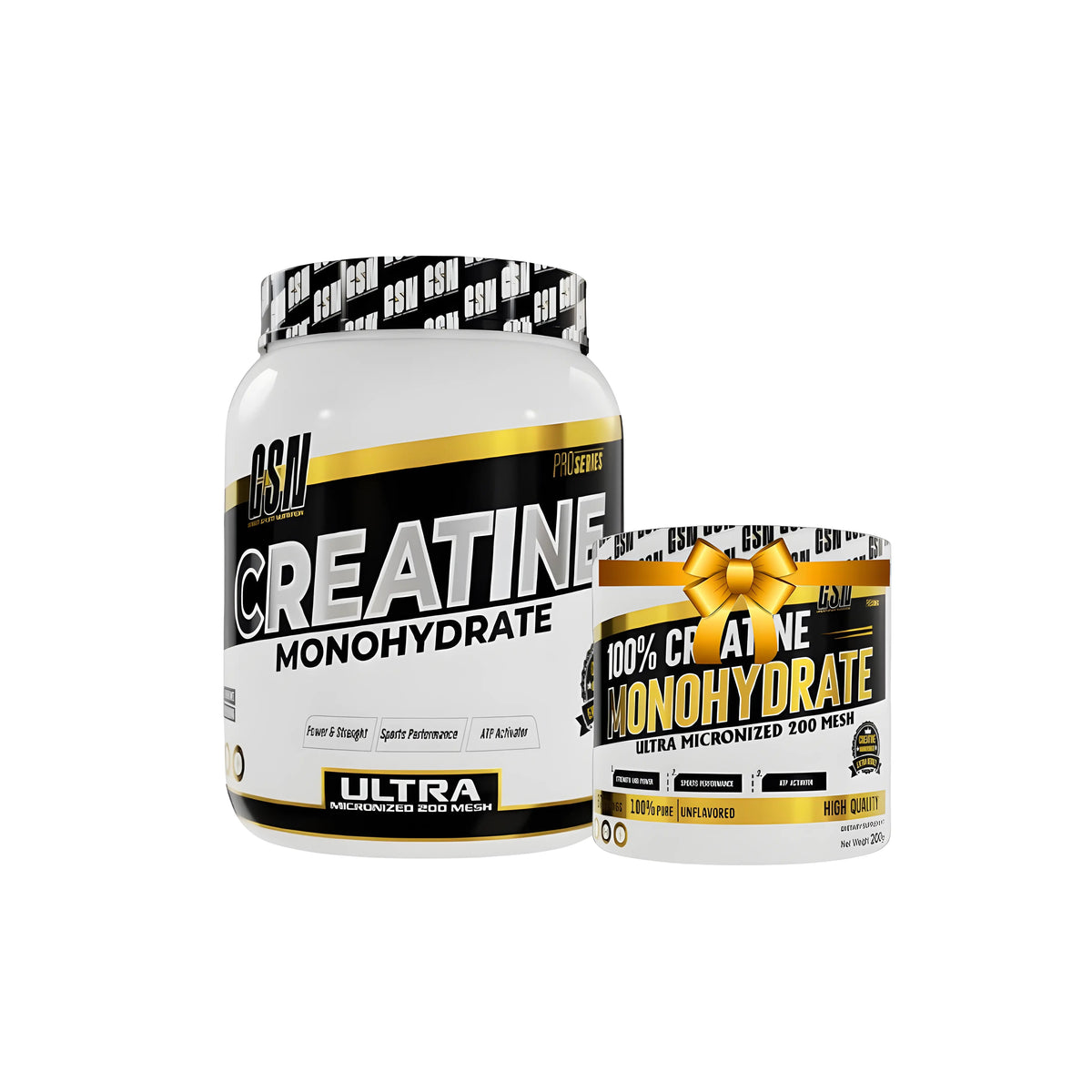 Pack créatine 500g avec créatine 200g offerte