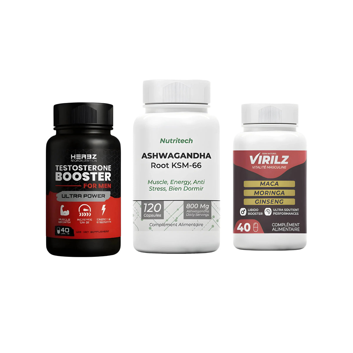 Pack maximum testo booster masculin