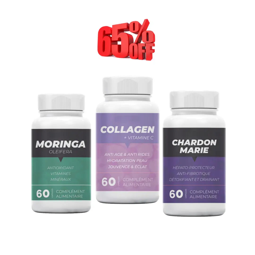 Pack moringa collagène chardon marie
