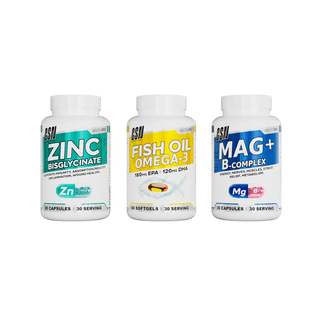 Pack zinc omega-3 magnésium compléments - vue 2