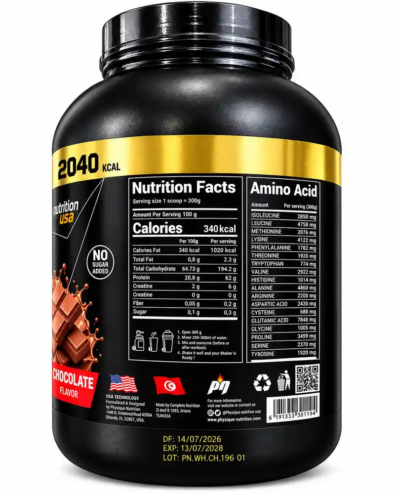 Physique Nutrition Level Pro Pro Mass 3 kg