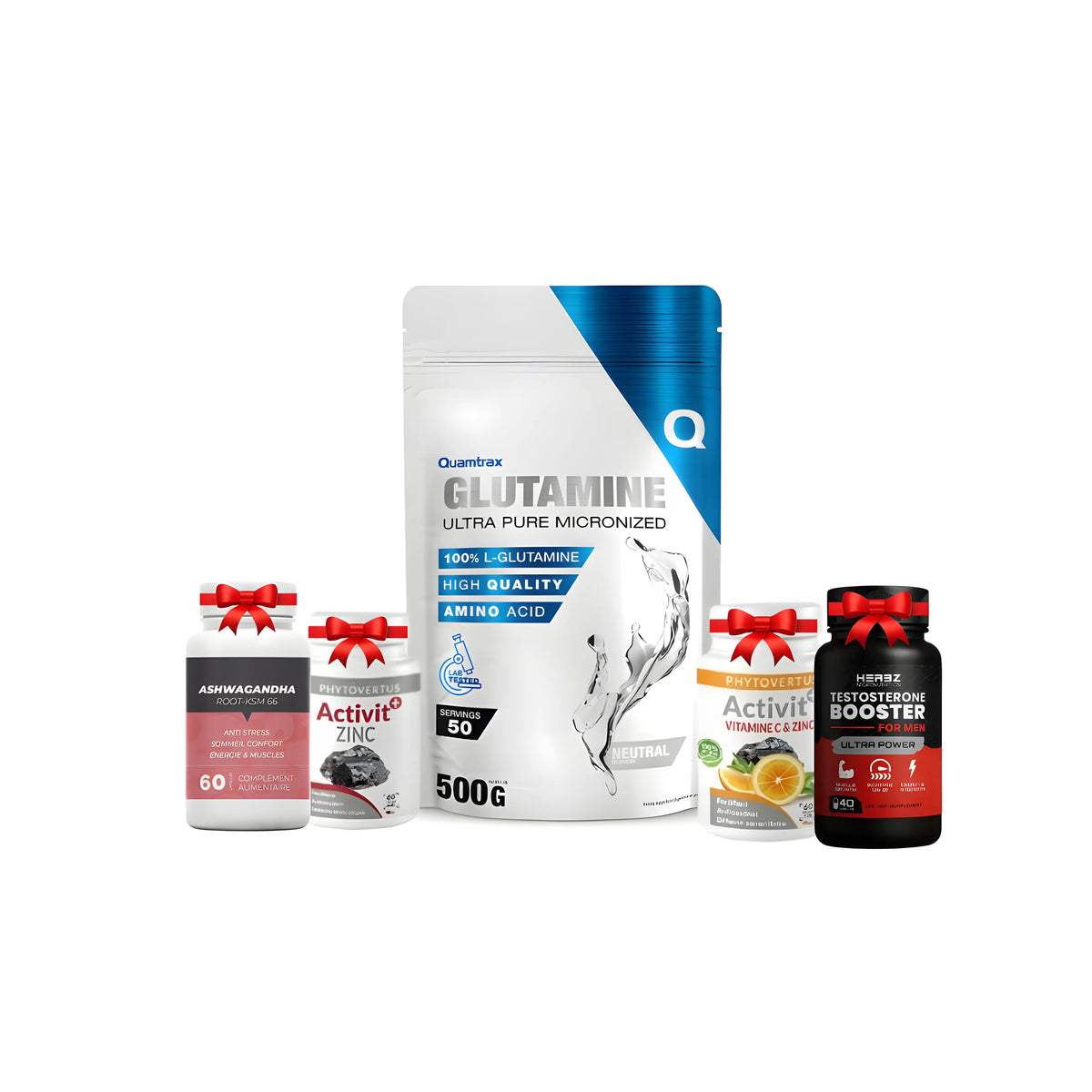 Pack Quamtrax Glutamine 500g