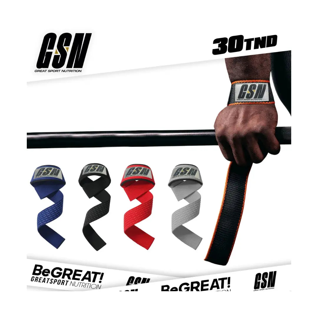 Sangles musculation Hyperlift Weightlifting Straps