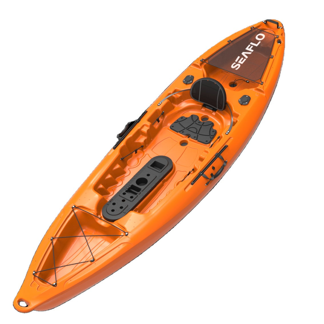 Seaflo BFA106-B kayak de pêche monoplace 3,26m HDPE