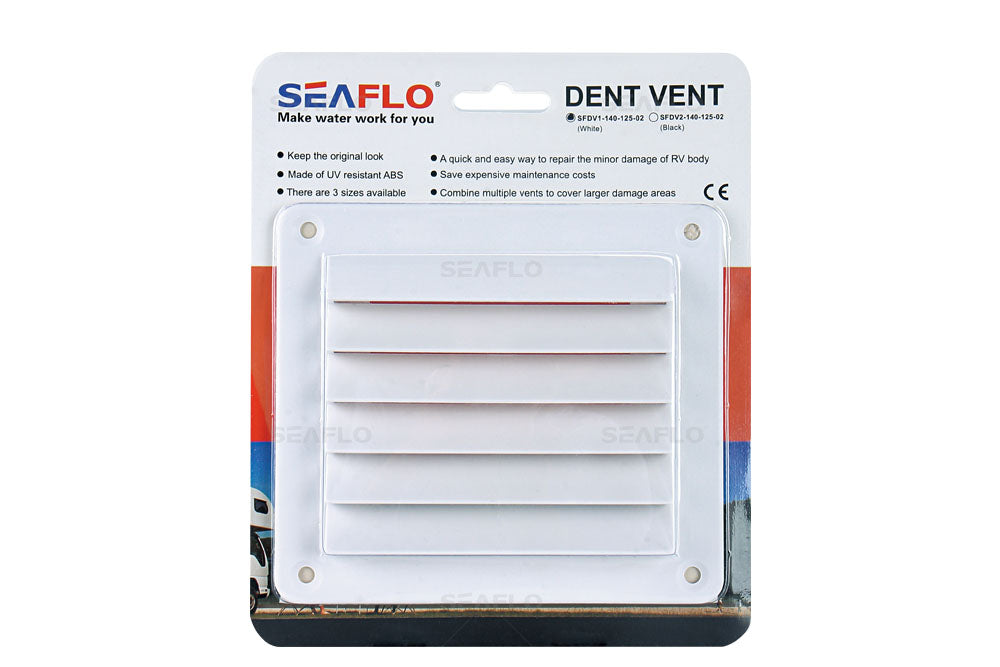 Seaflo dent de vent rectangulaire marine 14,3x126,5 blanc
