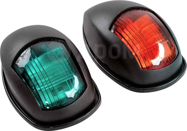 Seaflo kit feu de navigation LED bombé noir 10-30V IP66