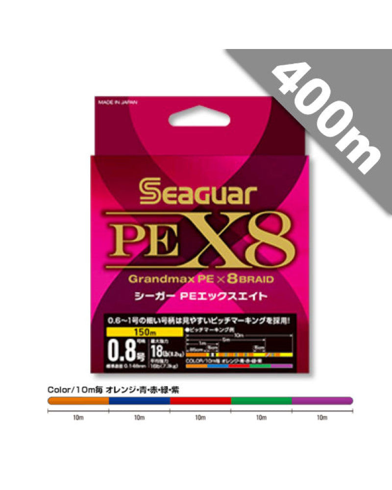 Seaguar Grandmax PE X8 Tresse Multicolore 8 Brins