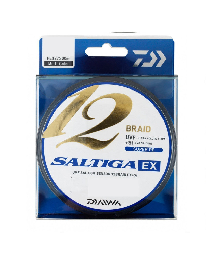 Daiwa Saltiga 12 Braid EX Tresse 12 Brins 300m 0.33mm