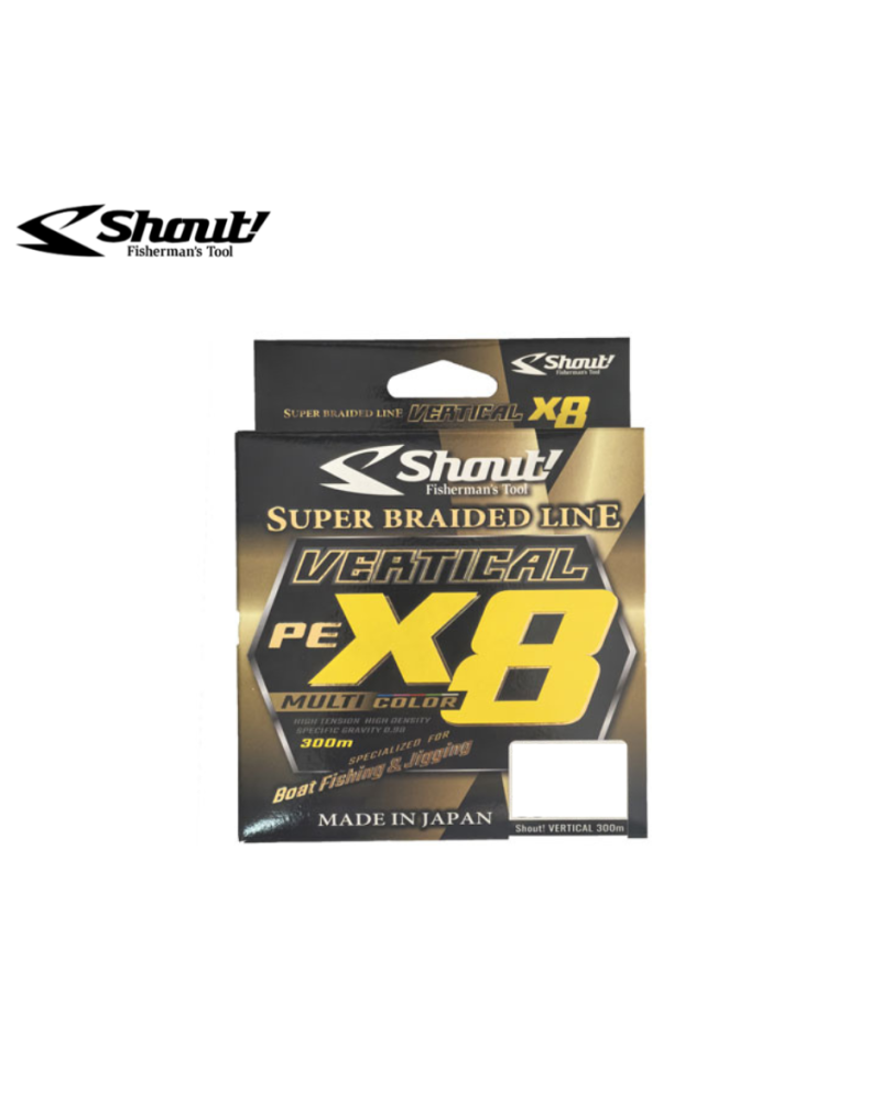 Shout Vertical Tresse Multicolore PE X8 300m