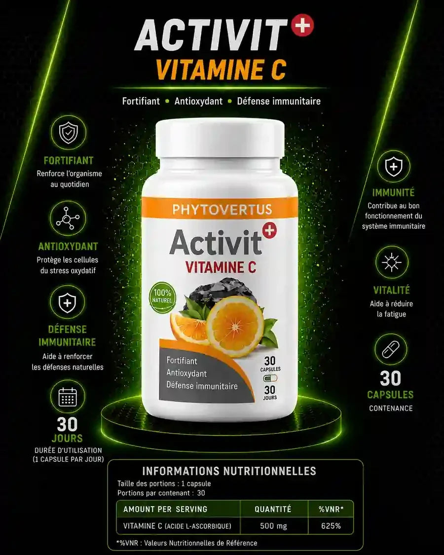 Vitamine C 30 gélules offerte avec la créatine Optimum Nutrition