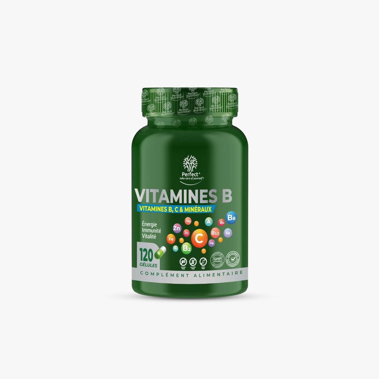 Vitamine B 120 Gélules Perfect Nutrition – Énergie & Vitalité Tunisie