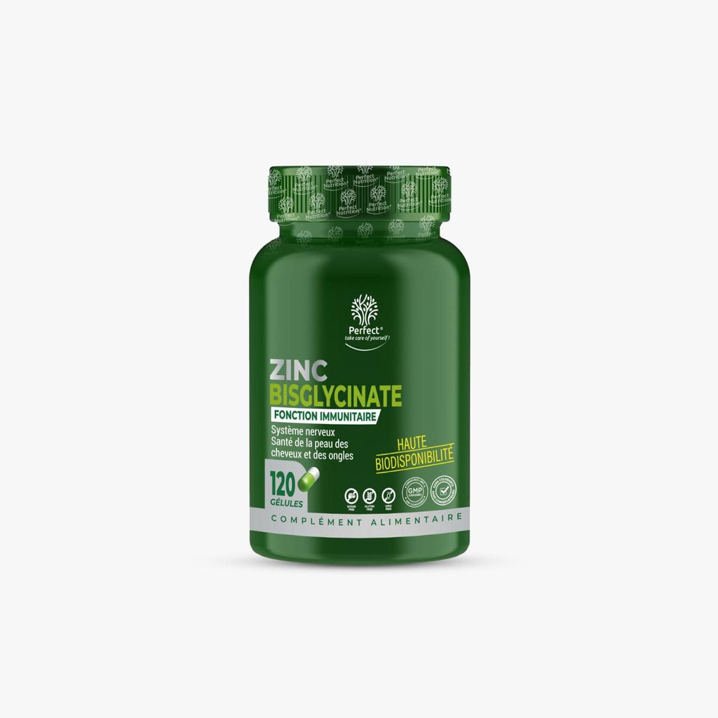 Zinc bisglycinate Perfect Nutrition 120 gélules
