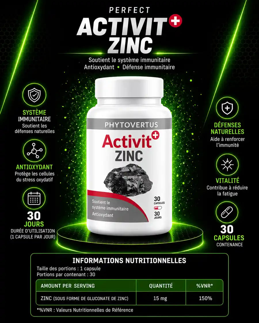 Zinc 30 gélules offert avec la créatine Optimum Nutrition